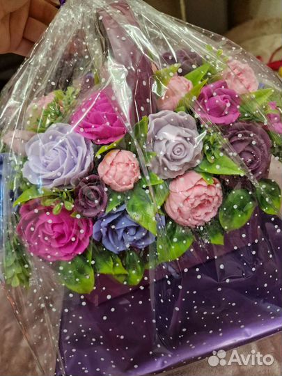 Мыльные розы букет