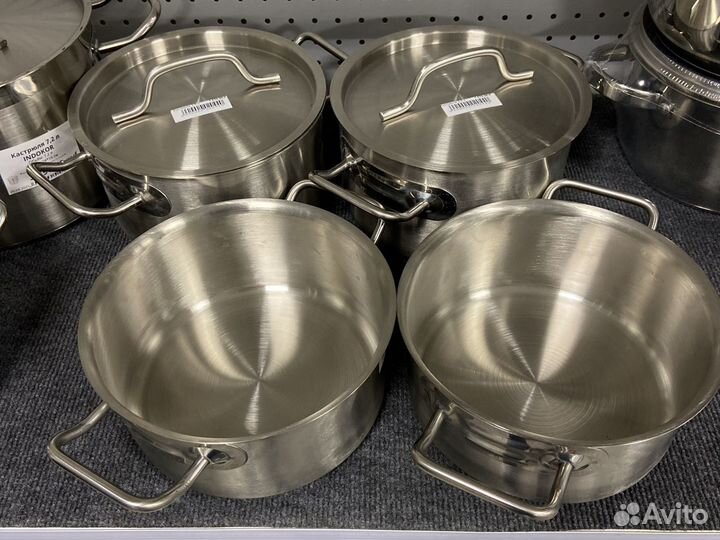 Кастрюли профессиональные от 2 до 9 литров