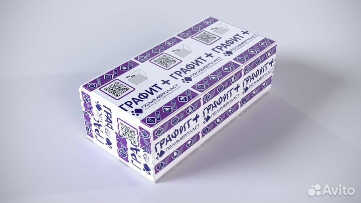 Экструдированный пенополистирол Графит+ 100мм