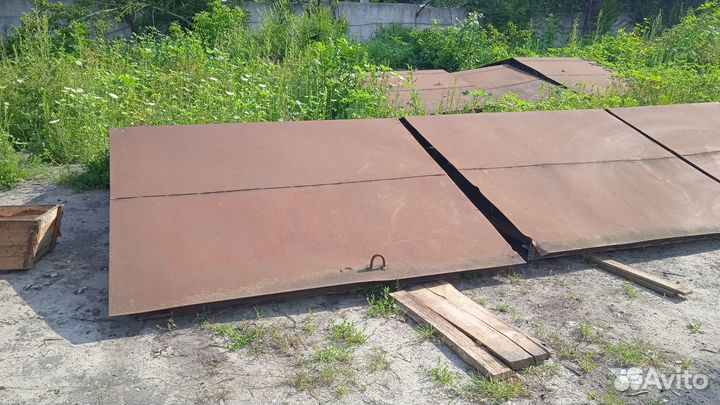 Крыша от металлического гаража