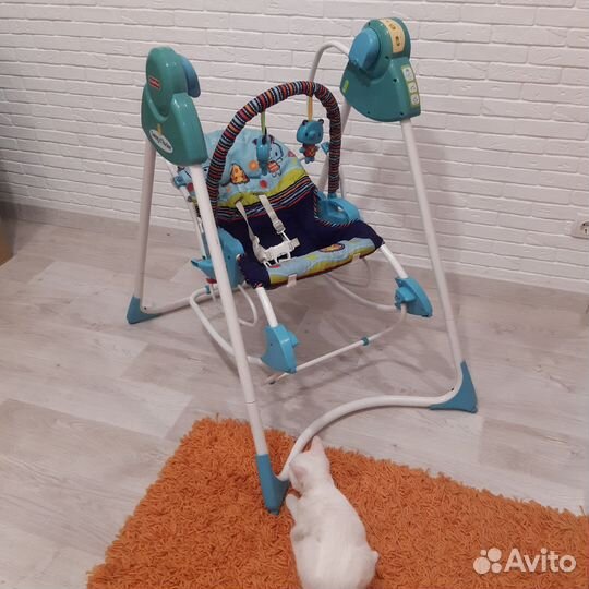 Детские качели шезлонг