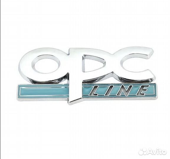 Эмблема шильдик значок для Opel-OPC line