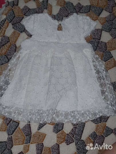 Платье для новорожденной девочки
