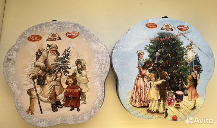 Жестяные банки от чая и конфет