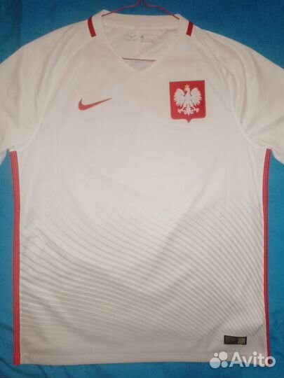 Футбольная футболка сборной Польши Nike оригинал