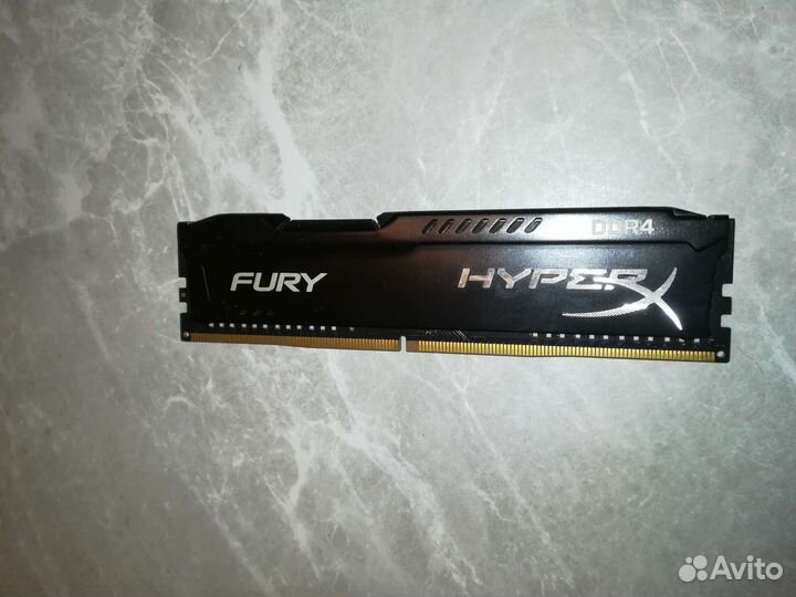 Оперативная память Kingston fury hyper ddr4 4 gb