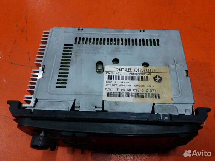 Магнитола штатная jeep grand cherokee WJ