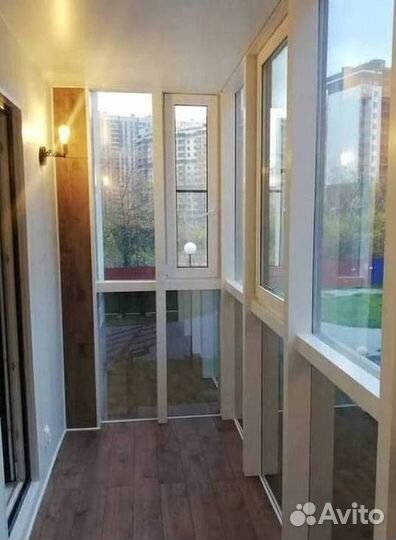 Остекление окон и балконов пвх