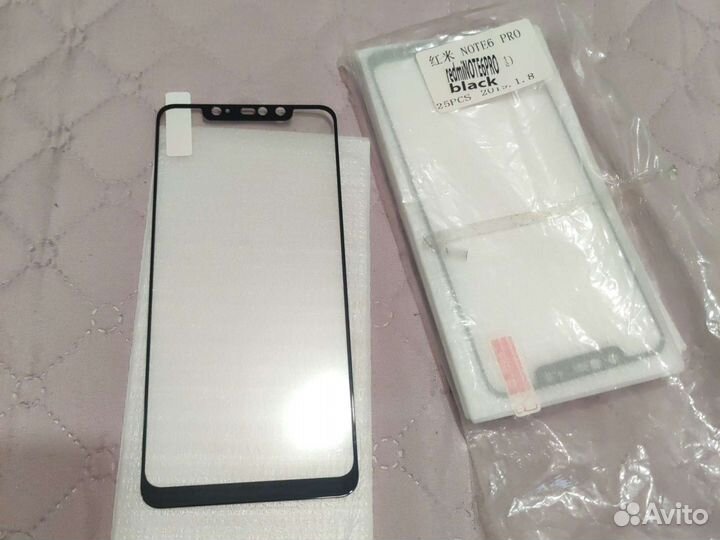 Защитное стекло xiaomi redmi note 6pro