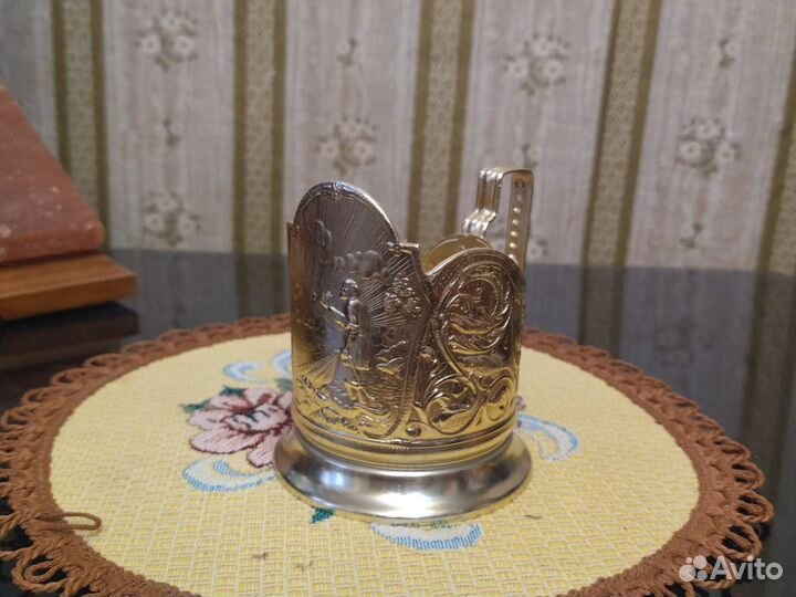 Подстаканник СССР Золотая рыбка