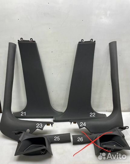 Пластик салона Ford Focus 2 хэтчбек (дорест.)