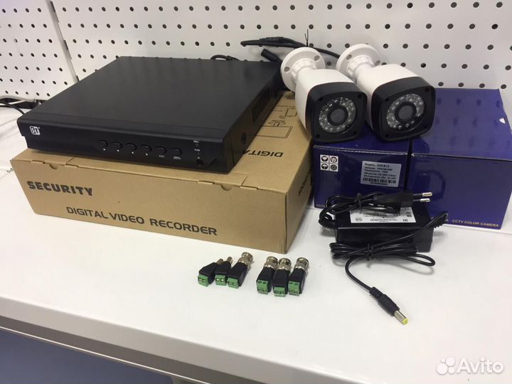 Видеонаблюдение комплект 1MP