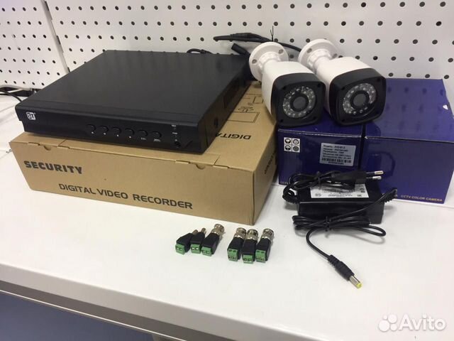 Видеонаблюдение комплект 1MP