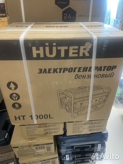 Бензиновый генератор huter HT1000L 1квт