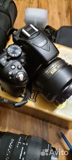 Зеркальный фотоаппарат nikon d5300 с комплектом об