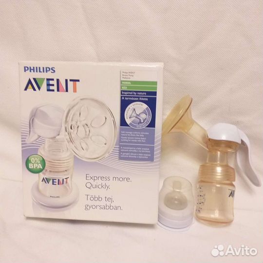 Молокоотсос avent ручной
