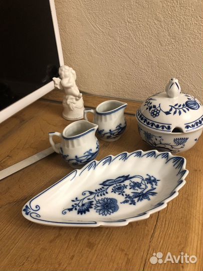 Фарфор Кобальт новый Богемия Хрусталь