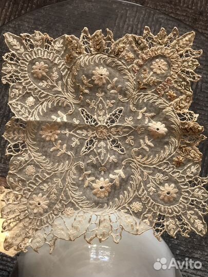 Кружевные платочки старинные