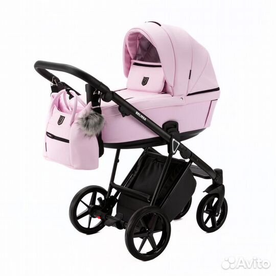Коляска Adamex Belissa Deluxe (100 кожа) 2в1