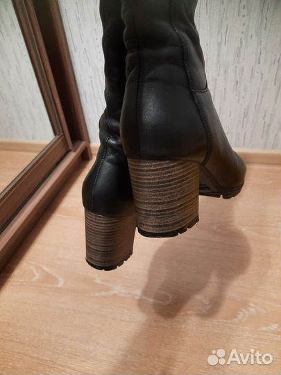 Сапоги зимние, натуральная кожа, 39 размер