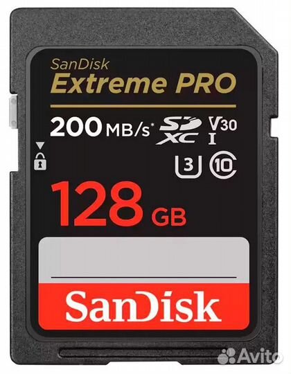 SanDisk sdxc 128Gb Extreme Pro UHS-I V30 200x