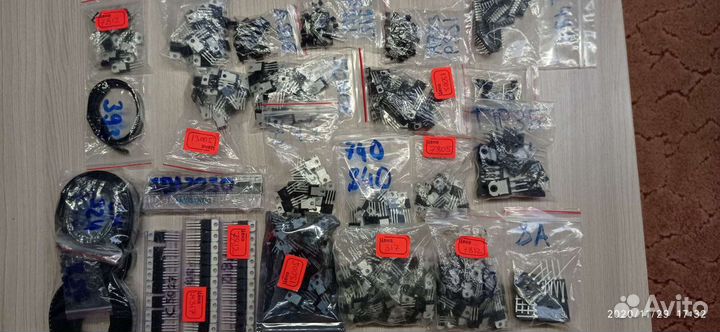 Микросхемы, транзисторы, разъемы micro USB