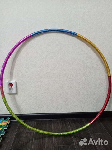 Обруч для худ. гимнастики, наколенники и скакалка