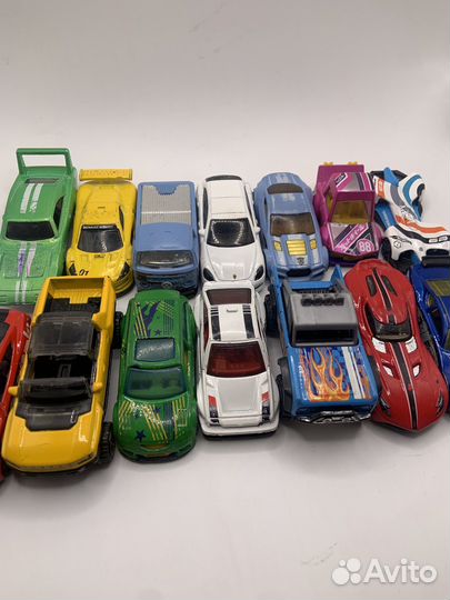 Hot wheels машинки пакетом 14шт
