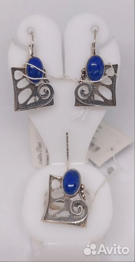 Серьги и кольца серебро