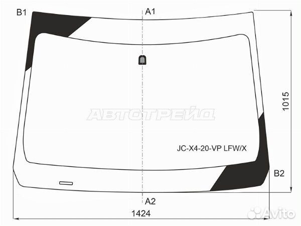 Стекло лобовое