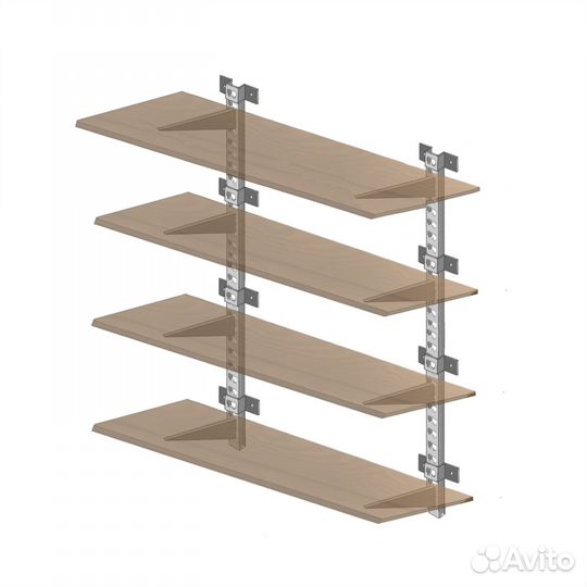 Стеллаж металлический для гаража, склада, балкона