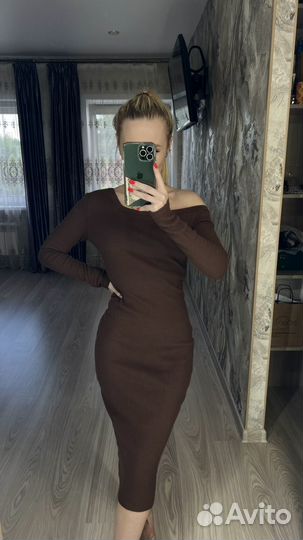 Платье трикотажное женское