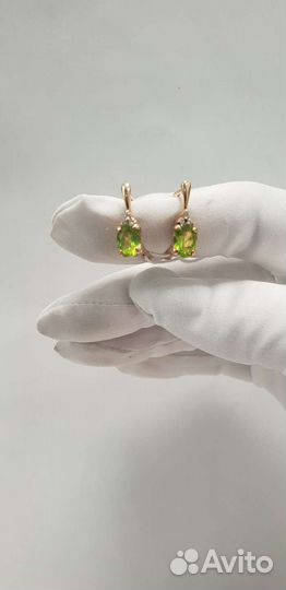 Серьги 585, вес 3,87, арт. К000053