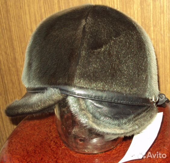 Шапка нерпа р.56 с ушками.зима новая