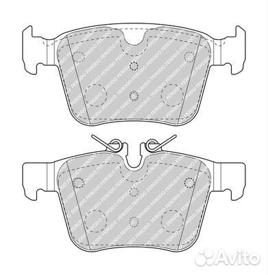 Колодки тормозные задние Range Rover Velar Велар