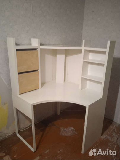 Стол, компьютерный стол, угловой, IKEA, белый, бу