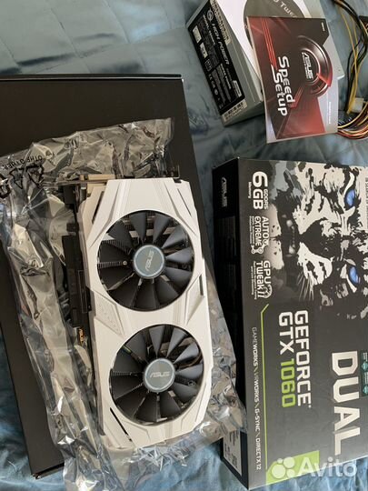 Видеокарта dual gtx 1060 6gb asus