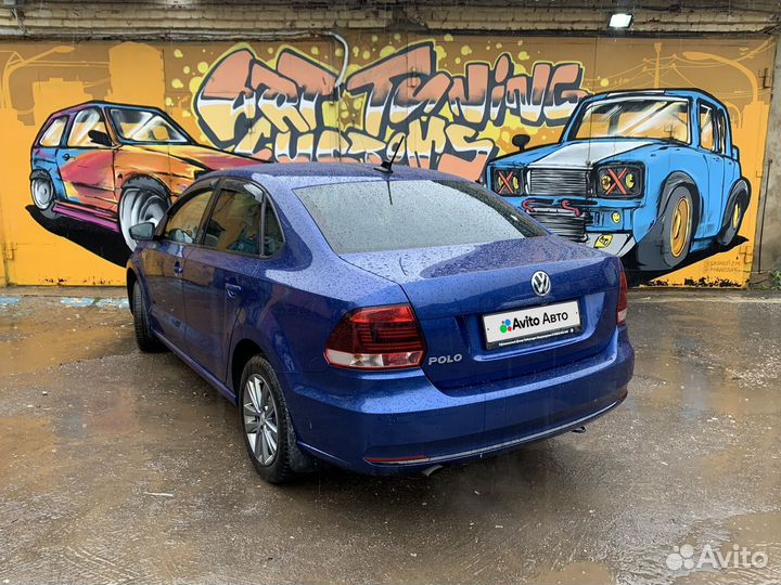 Volkswagen Polo 1.6 AT, 2019, 101 000 км