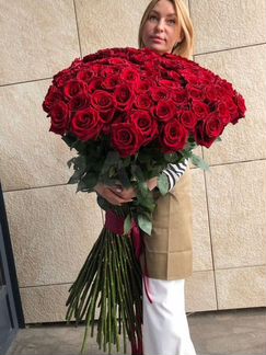 Розы гиганты 1,5метровые,букет цветов,доставка