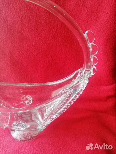 Конфетница стеклянная СССР
