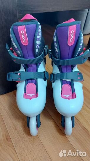 Роликовые коньки детские раздвижные