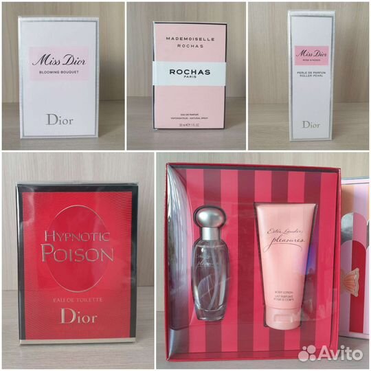 Estee lauder Pleasures rochas Dior Rose'n'Roses