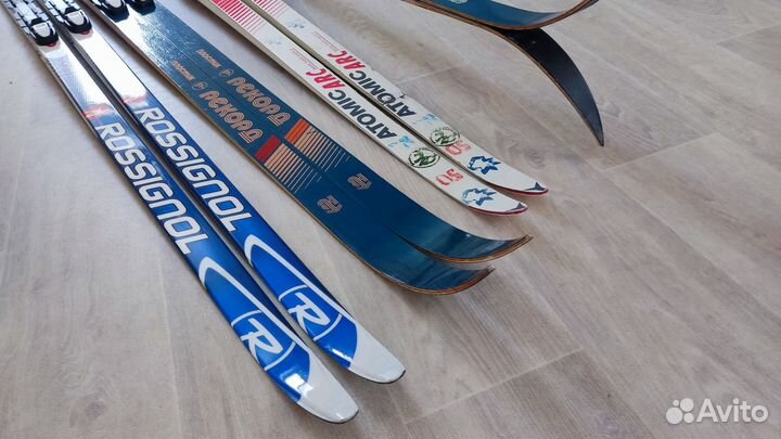 Беговые лыжи atomic, rossignol
