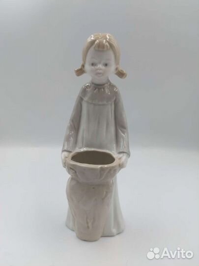 Фарфоровая карандашница винтаж Европа