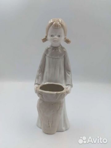 Фарфоровая карандашница винтаж Европа