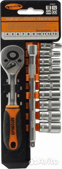 Набор головок с трещоткой