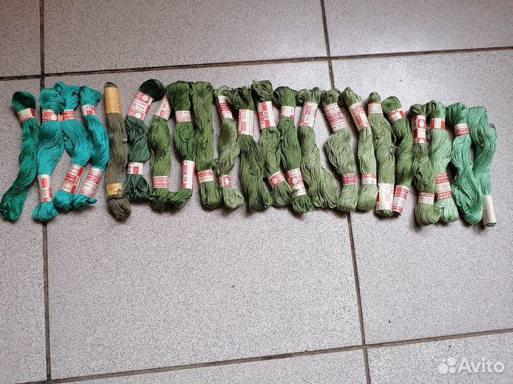 Нитки мулине СССР