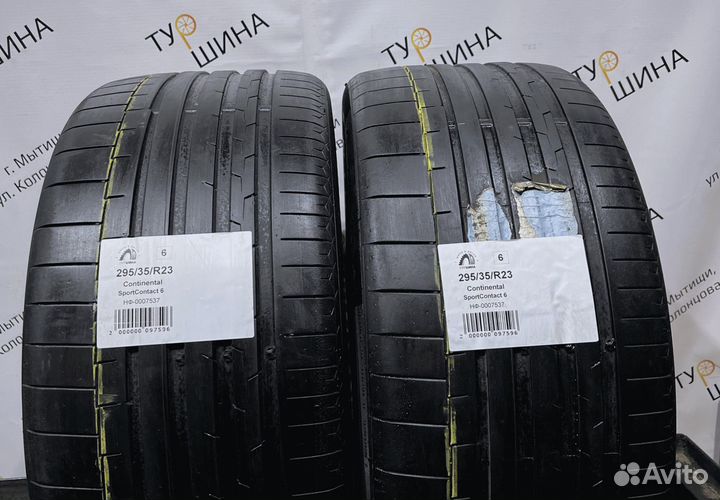 Continental SportContact 6 295/35 R23 94Y