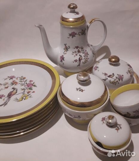 Сервиз SEP гдр павлин