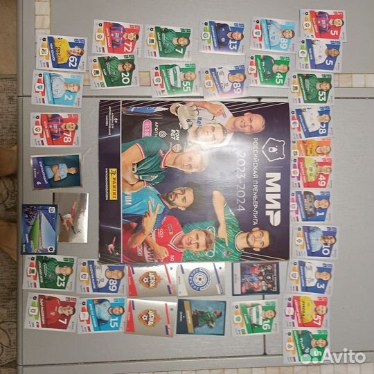 Наклейки panini рпл 2023 2024